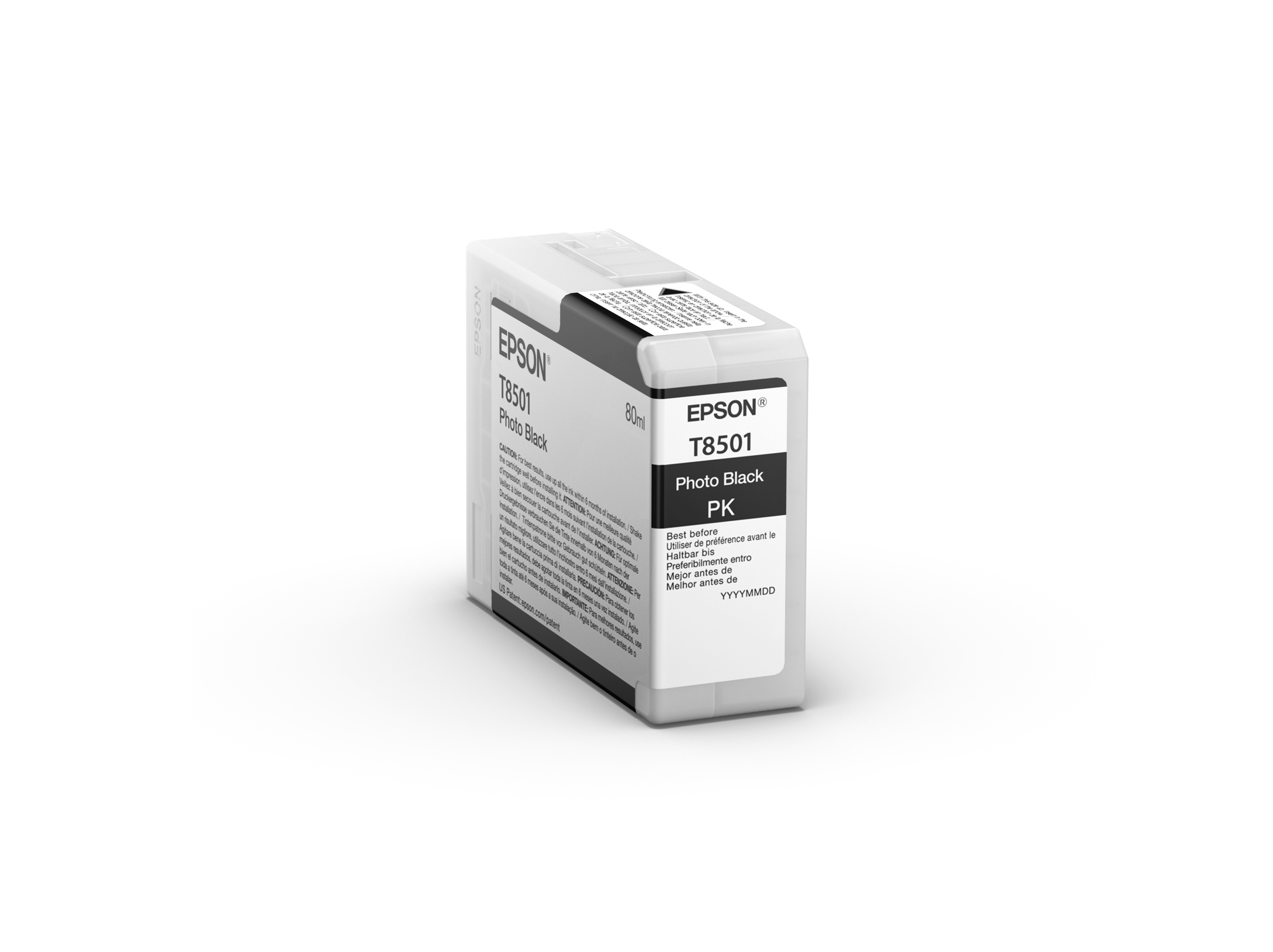 EPSON C13T850100 Singlepack Photo Black UltraChrome HD ink 80ml (SC-P800)